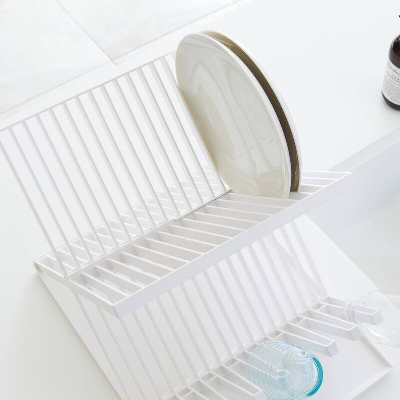 Yamazaki Home Tower XShaped Dish Drainer Rack On Sale Bed Bath