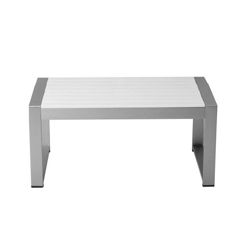 Pangea Home Chester Aluminum/ Coffee Table