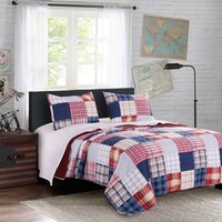 Shop Freeport Madras Plaid Quilt Set Ships To Canada Overstock