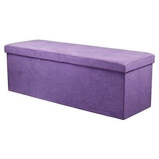 Purple on sale storage bench