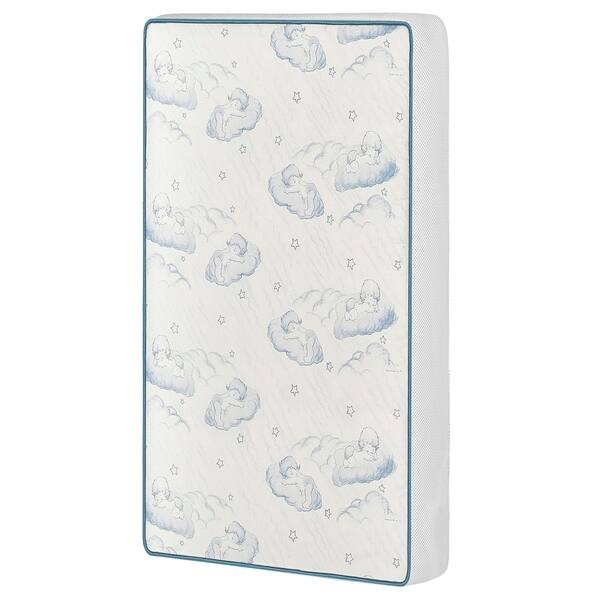 slide 2 of 7, Dream On Me 2-In-1 Breathable 3" Spring Coil mini/ Portable Crib Mattress