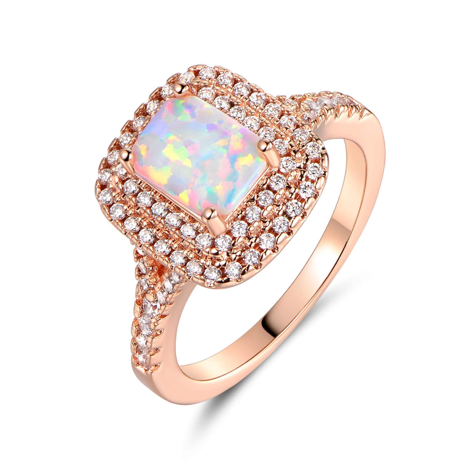 Rose Gold Opal Engagement Rings - The Best Original Gemstone