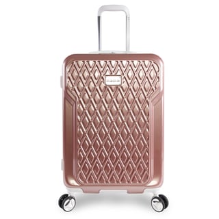 rose gold 4 wheel suitcase