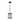 Nadina Silverdust Iron/Clear Crystal 1-light Pendant