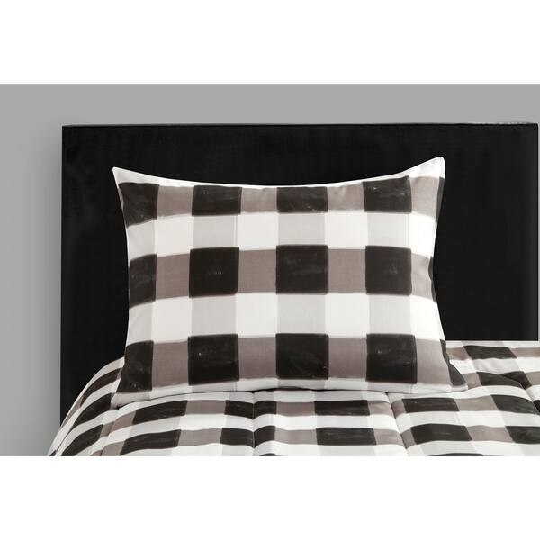 Shop Black And White Checkered Bed In A Bag On Sale Free
