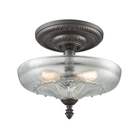 Restoration Flushes 3-light Semi-flush Mount