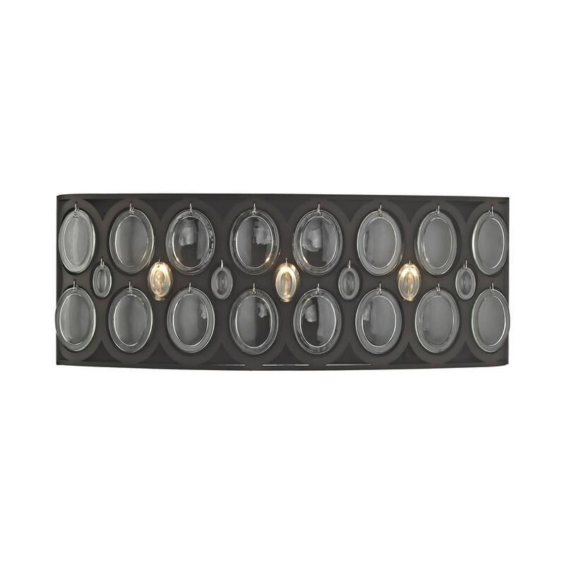 Elk Home Serai Oil Rubbed Bronze Glass Vanity Light