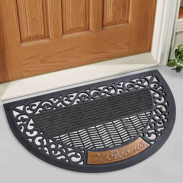 Shop Fh Group Indoor Outdoor Arch Semi Circle Mats Rugs Doormat