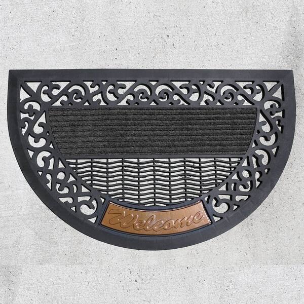 Shop Fh Group Indoor Outdoor Arch Semi Circle Mats Rugs Doormat