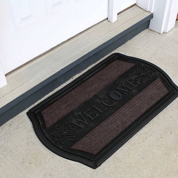 Shop Fh Group Indoor Outdoor Mats Rugs Doormat 18 X 30 Rubber