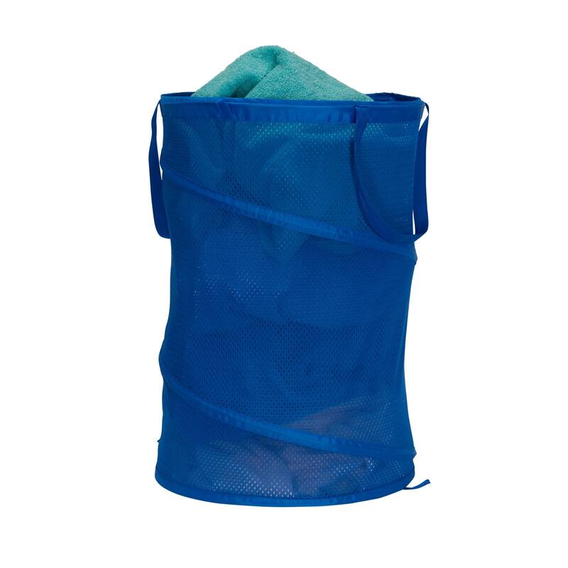 Household Essentials Polyester Pop Up Spring Form Hamper