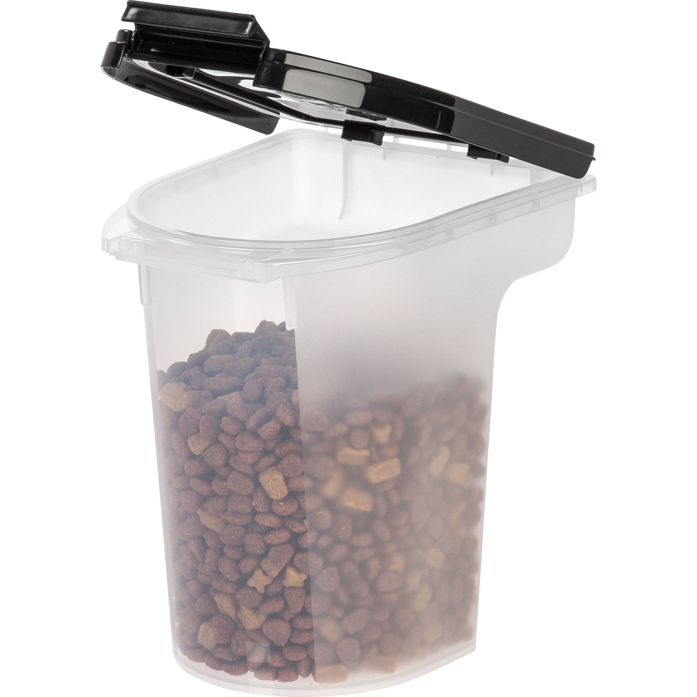 IRIS 8 Quart Airtight Pet Food Container, Black Bed Bath & Beyond