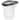 IRIS 8 Quart Airtight Pet Food Container, Black