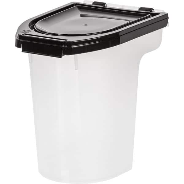 IRIS 8 Quart Airtight Pet Food Container, Black Bed Bath & Beyond
