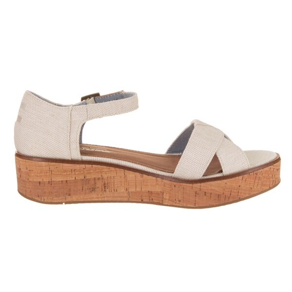 toms women's harper wedge sandal