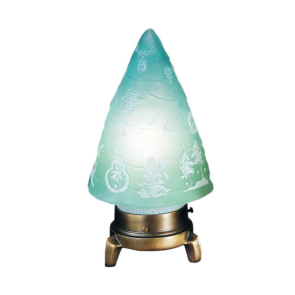 Springdale 12"H Tree Hand Blown Art Glass Accent Lamp