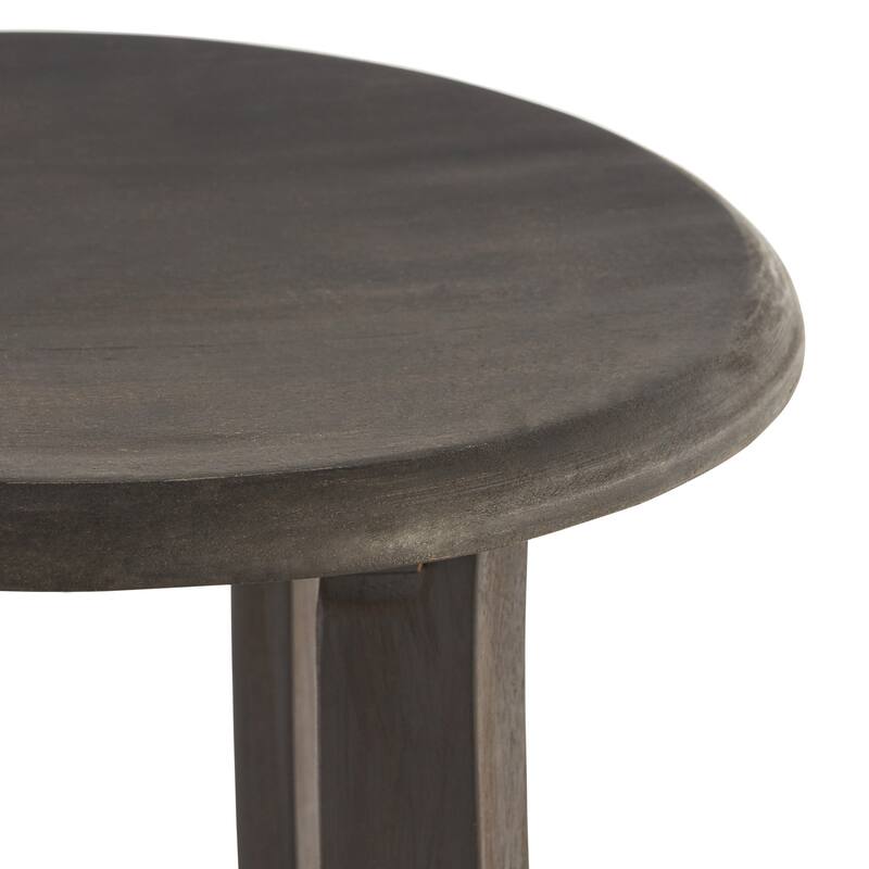 Pike Outdoor Acacia Wood Barstool (Set of 2) by Christopher Knight Home