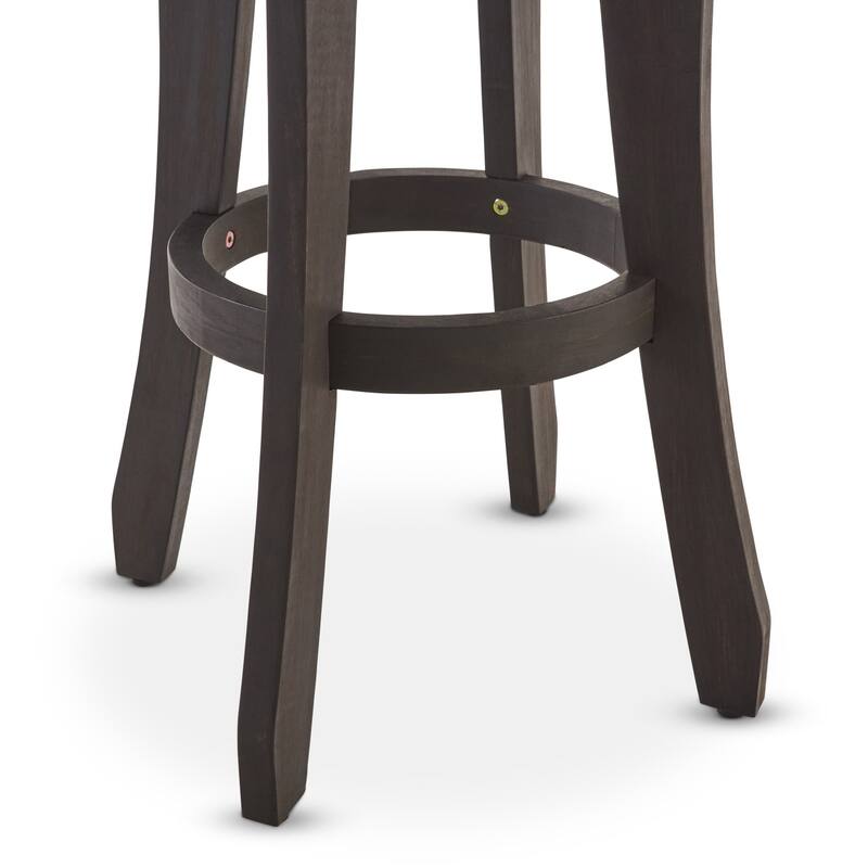 Pike Outdoor Acacia Wood Barstool (Set of 2) by Christopher Knight Home