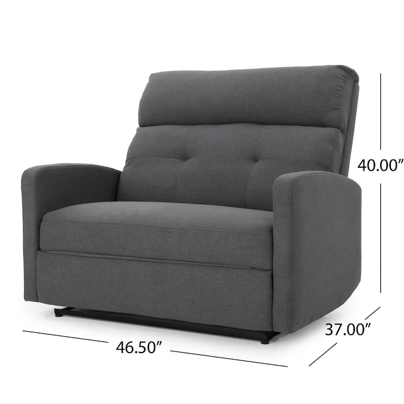 Halima Fabric 2-seater Recliner Club Chair by Christopher Knight Home