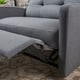 preview thumbnail 15 of 20, Halima Fabric 2-seater Recliner Club Chair by Christopher Knight Home