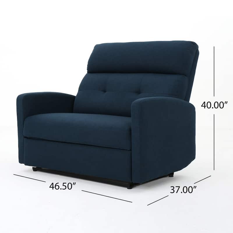 Halima Fabric 2-seater Recliner Club Chair by Christopher Knight Home