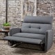 preview thumbnail 13 of 20, Halima Fabric 2-seater Recliner Club Chair by Christopher Knight Home