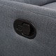 preview thumbnail 18 of 20, Halima Fabric 2-seater Recliner Club Chair by Christopher Knight Home