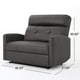 preview thumbnail 9 of 8, Halima Microfiber 2 Seater Recliner Chair by Christopher Knight Home