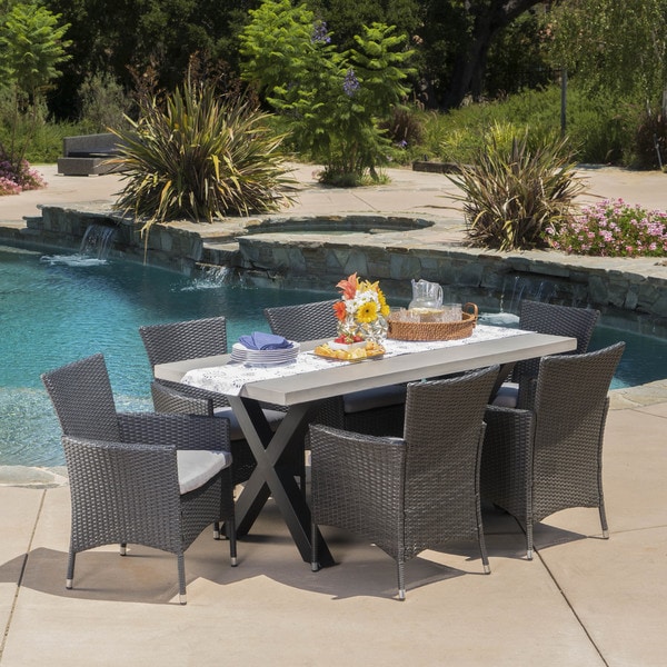 Christopher knight outdoor online dining set