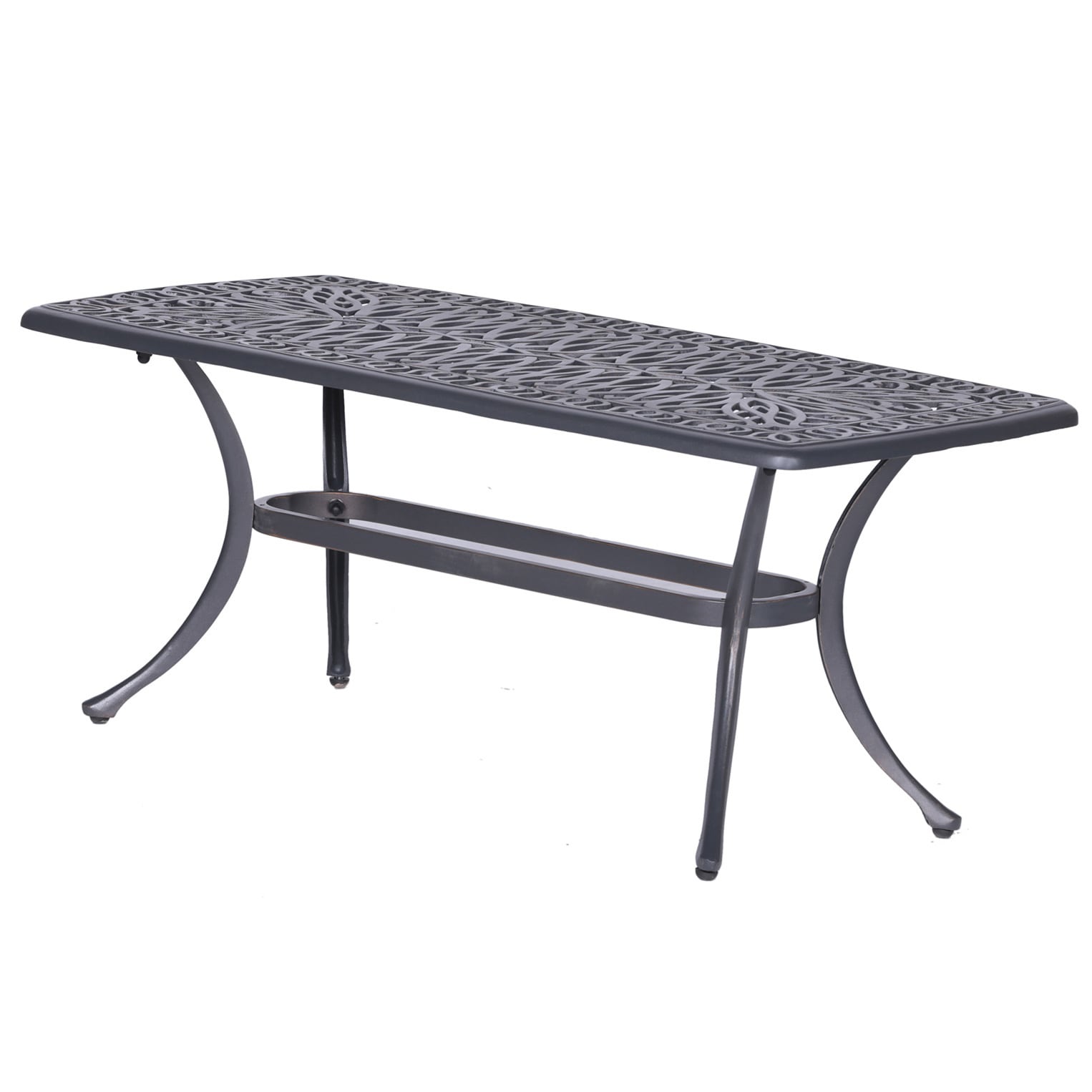 Saratoga Cast Aluminum Coffee Table Free Shipping On Orders Saratoga Cast Aluminum Coffee Table