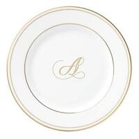 lenox federal gold block monogram salad plat lenox federal gold block monogram salad plat