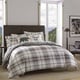 preview thumbnail 1 of 1, Eddie Bauer Alder Plaid Cotton Duvet Cover Set