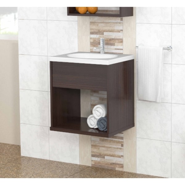 Inval Modern Espresso Bathroom Vanity. Opens flyout.