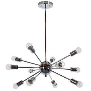 Light Society Meridia Sputnik Style Chandelier (Chrome) - Chandeliers For Bedrooms by Overstock.com