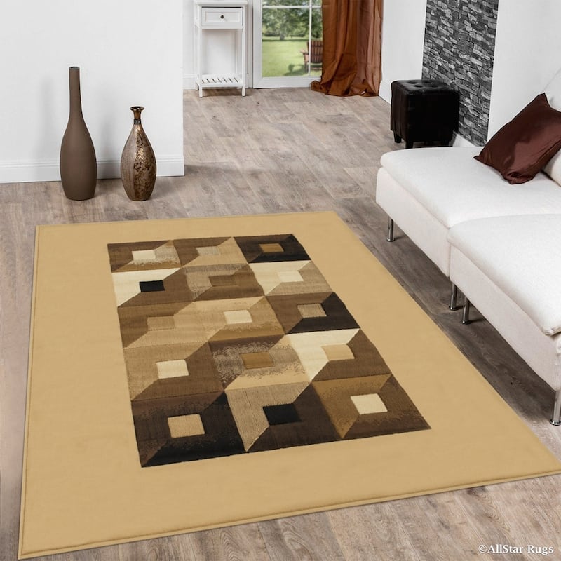 Allstar Modern Block Design Rug