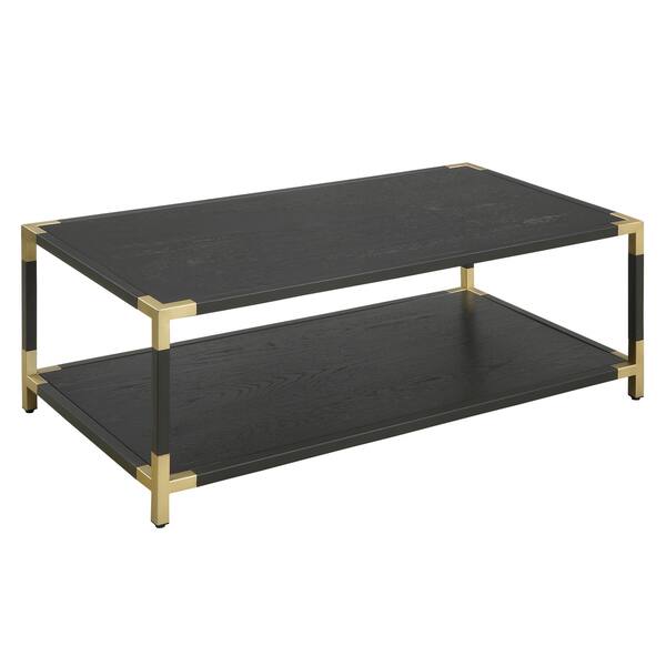 Furniture Of America Liaz Contemporary Black 1 Shelf Coffee Table Furniture Of America Liaz Contemporary Black 1 Shelf Coffee Table