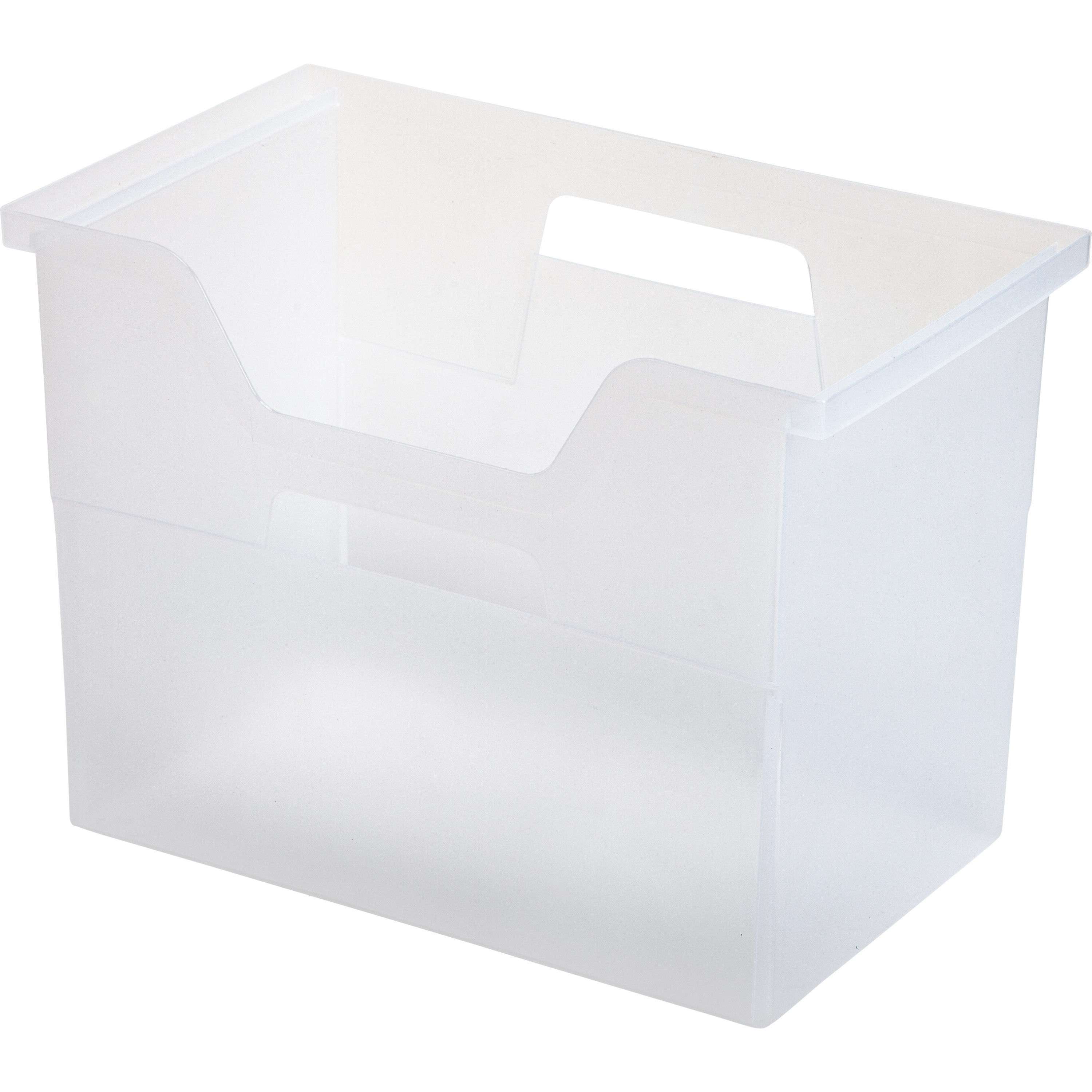 IRIS USA, Inc. Plastic File Organizer Box (Set of 4)