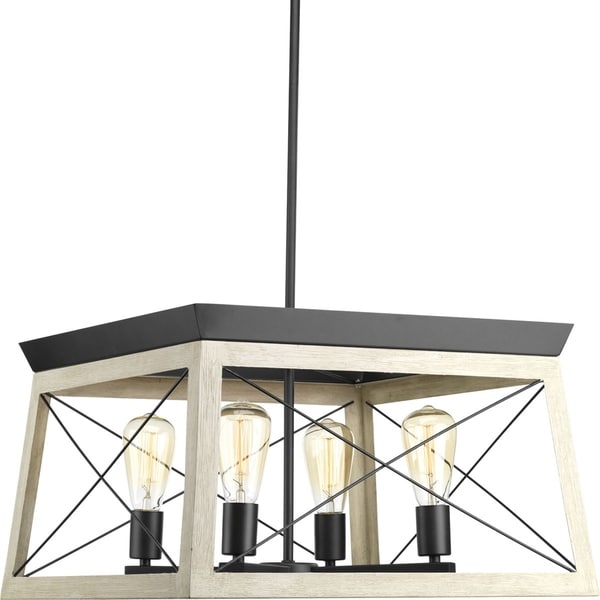 Briarwood Collection 4-Light Graphite Chandelier