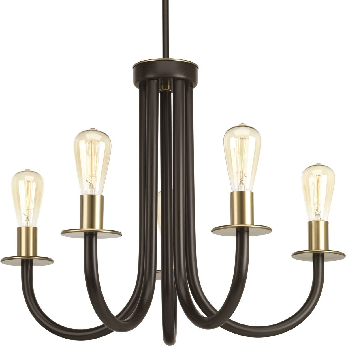 Swing Collection 5-Light Antique Bronze Chandelier - N/A - Chandeliers For Bedrooms by Overstock.com