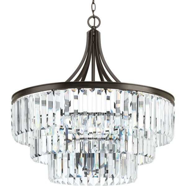 Glimmer Collection 6-Light Antique Bronze Pendant