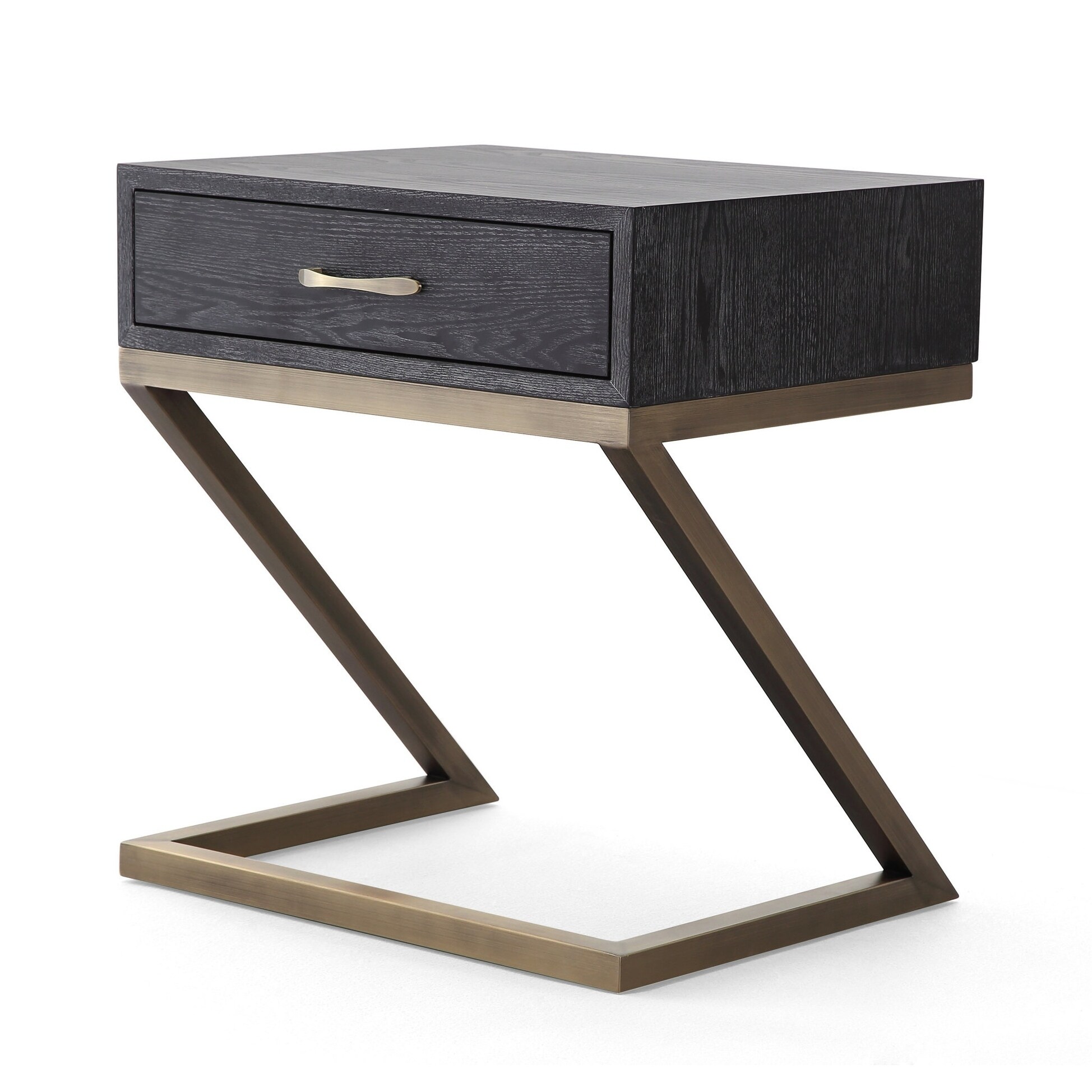 Shop Mason Black Side Table Free Shipping Today Overstock