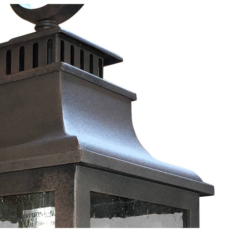 AA Warehousing 1 Light Outdoor Wall Mounted Light In Rustic Finish