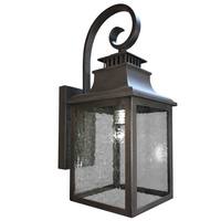 AA Warehousing 1 Light Outdoor Wall Mounted Light in Rustic Finish