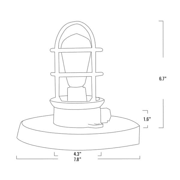 Shop Northam Nautical Desk Lamp Small Free Shipping Today