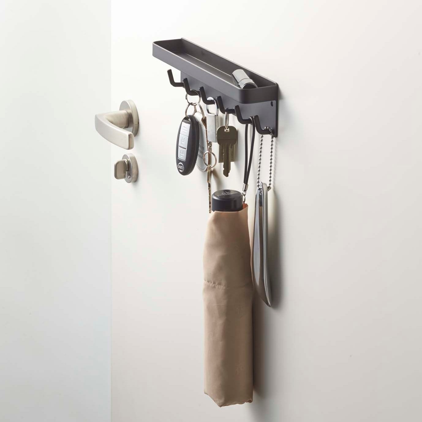 Yamazaki Home Smart Magnetic Key Rack With Tray Bed Bath