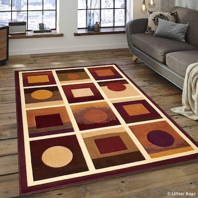 Allstar Modern Geometric Design Rug