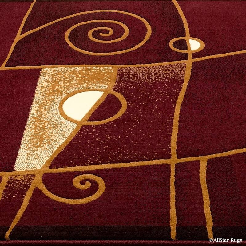 Allstar Combo Modern and Chic Swirl Design Rug
