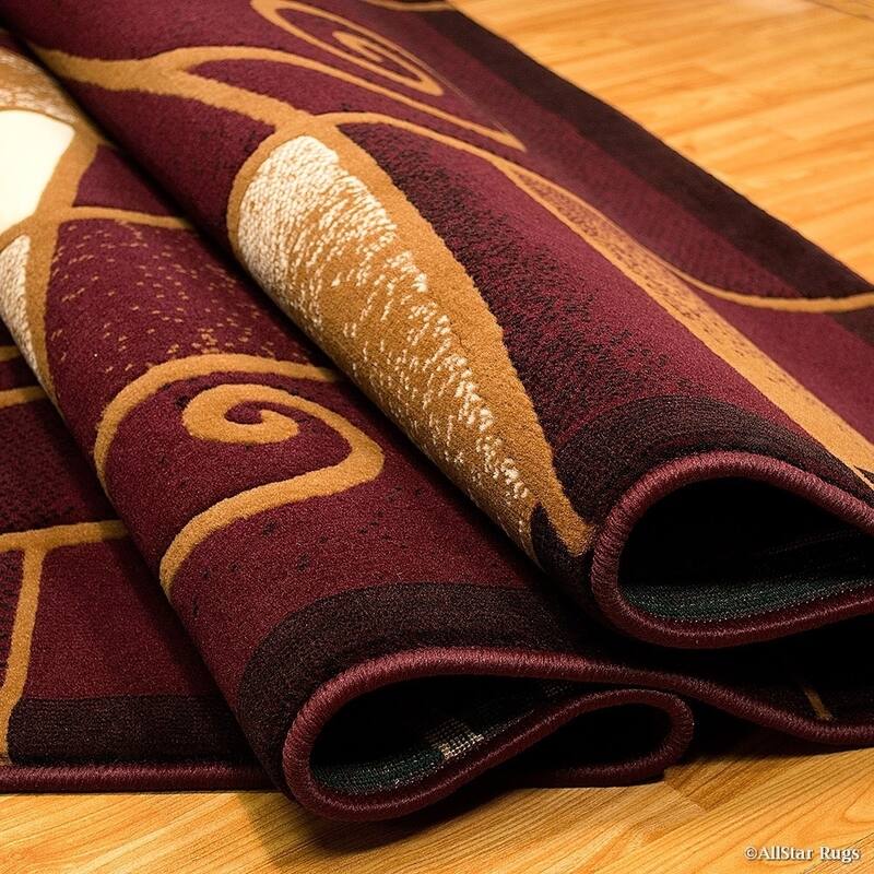 Allstar Combo Modern and Chic Swirl Design Rug