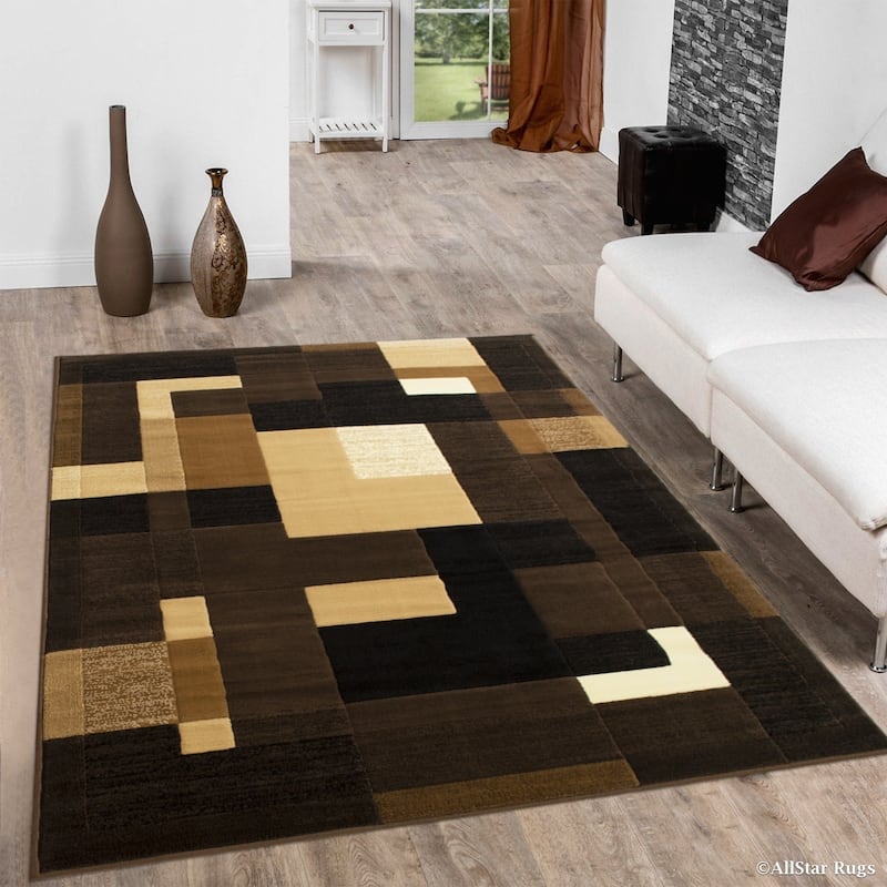 Allstar Chic Geometric Shape Design Rug