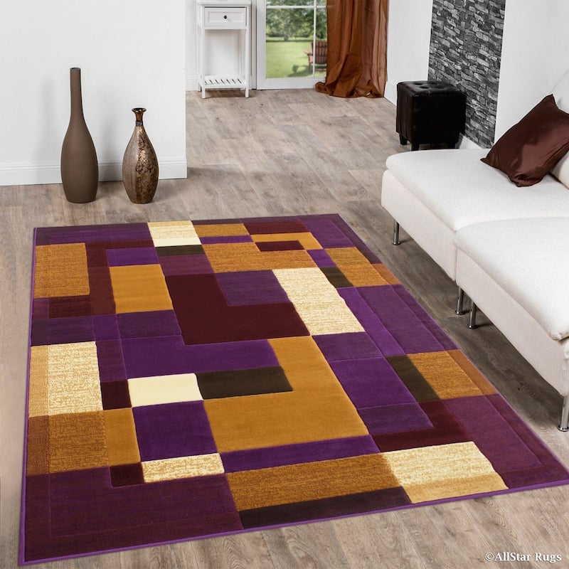 Allstar Chic Geometric Shape Design Rug